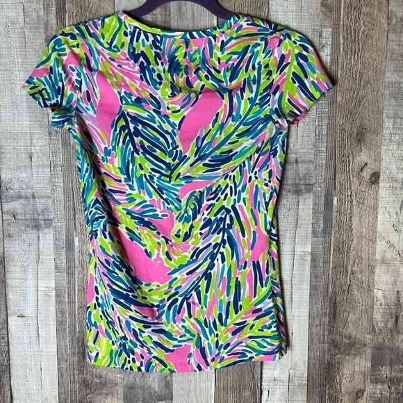 Lilly Pulitzer Etta Top in Palm Reader - Picture 6 of 7